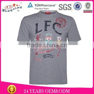 100% Cotton Short Sleeve Custom Wording Printed T-shirt thumbnail-1