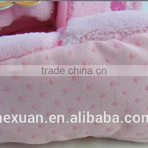 B80000C Winter Thick Baby Indoor Shoes, I Love Mama/Tata,Kids Winter First Walkers,Newborn Warm Shoes, thumbnail-2