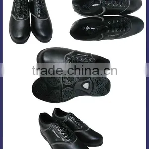 Super Quality Black Leather Golf Shoes Wear Comfortable thumbnail-1