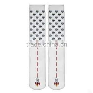 3d Sublimation /Digital Printed Custom Design Tube Star Socks Factory thumbnail-1