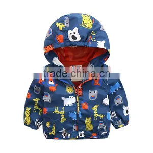 2017 Top Quality Baby Boy Jacket Wholesale Baby Clothing Animal Boy Outdoor Jacket thumbnail-2