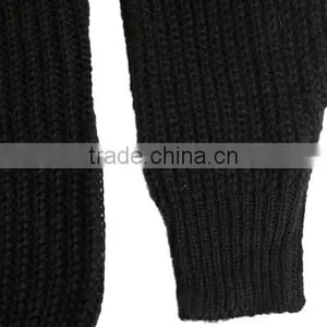 Casual Pure Color Cashmere Pullover Thick Loose Top Brand Sweaters for Wholesale thumbnail-4