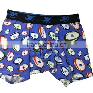 Custom Men Basic Boxers Underwear Polyester/spandex thumbnail-1