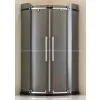 6mm Gray Tempered Glass Quadrant Shower Enclosure thumbnail-1