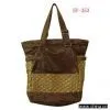 Sell Tote Woven Calf Leather Handbag thumbnail-1