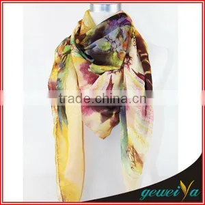 Digital Chiffon Printing Scarves thumbnail-2