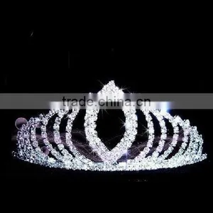 Tiara Crown HG005, Wedding Accessories, Wholesale Price thumbnail-1