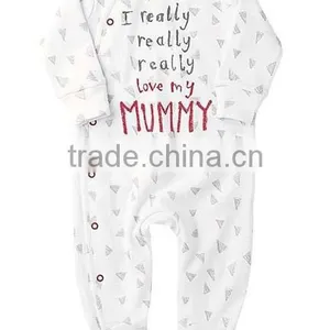 Autumn Letter Full Printed Footbinding Baby Romper thumbnail-3