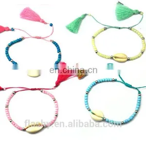 Custom Promotional Gift Leisure Fashionable Tassel Bracelet Stone Charm Bracelet thumbnail-3