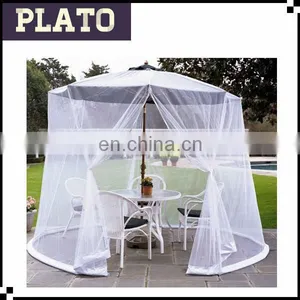 Umbrella Mosquito Net Canopy Patio Umbrella, Gazebo Umbrella With Netting thumbnail-1