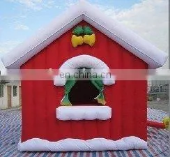 Red Lovely Warm Inflatable Christmas House thumbnail-1