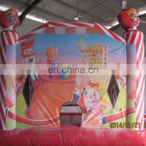 The Candy Crush Inflatable Bouncer,printing Castles, Moonwalk NB039 thumbnail-1