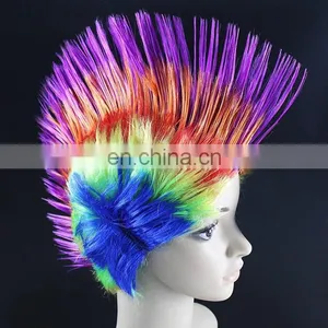 Cheap Fans Synthetic Wig Clown Curly Wigs thumbnail-4