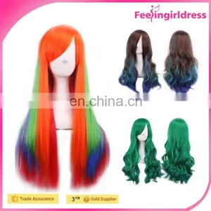 100 Human Long Straight Hair Japanese Hot Cosplay Wig thumbnail-3