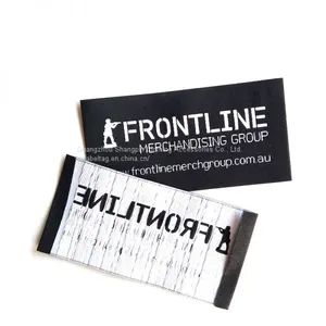 China Garment Accessories Best Quality Cotton Polyester Textiles Woven Label thumbnail-3