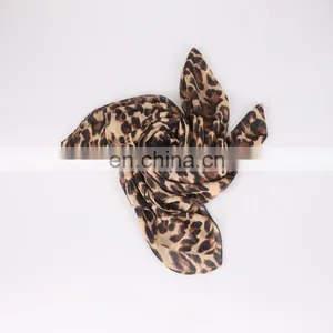Store Fashion Joker Multi Leopard Print Pashmina Chiffon Silk Shawls Scarf thumbnail-1