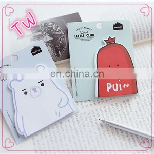 Fashion Customized Promotional Office Supplies Stationery Cartoon Design Letter Shaped Sticky Notes From China Import thumbnail-5