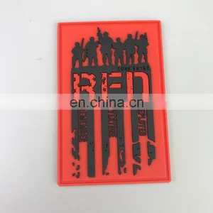 Custom Logo Soft Silicone Rubber PVC Patch thumbnail-5
