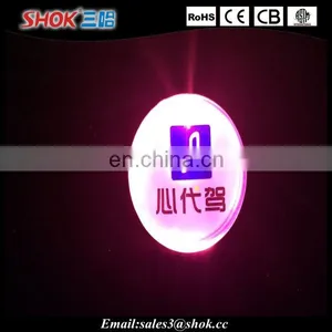 Wedding Gifts For Guests Enviromental-friendly Wonderful Led Plastic Badge thumbnail-2