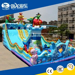 Bouncy Castle Slide, Castle Inflatable Combo, Inflatable Jumping Castle for Sale thumbnail-1