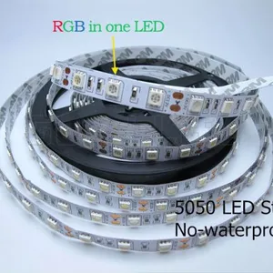 RGB LED Strip 3528 Set / RGB LED Strip 5050 Set DC12V 60LED/m 5M/Lot, LED Tape RGB,RGB Controller thumbnail-2