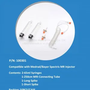 MR Syringe for Bayer/Medrad Spectris Solaris, Spectris MR Contrast Media Injection System,The SQK 65VS, SSQK 65/115vs thumbnail-1