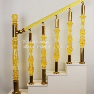 High Quality Wholesale Crystal Acrylic Balustrade in Villa thumbnail-3