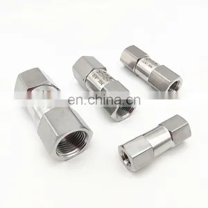 304 Stainless Steel Split Check Valve 1/4 1/2 Hexagonal Wire Check Valve thumbnail-1