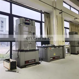 WAW-D 300-1000kN 30-100Ton Worm Gear Computerized Electro-hydraulic Servo Universal Testing Machine thumbnail-3