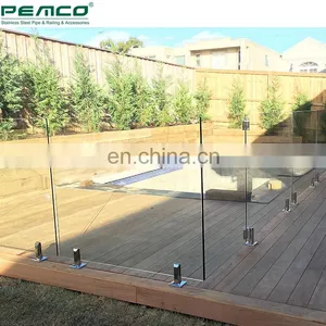 Indoor 304 316 Swimming Pool Casting Square Glass Fence Stainless Steel Railing Glass Spigot thumbnail-7