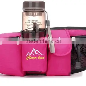 Outdoor Sports Fanny Waist Pack Unisex, Adjustable Strap Travel Sport Running Waist Bag With Water Bottle Storage Mesh Pocket thumbnail-1