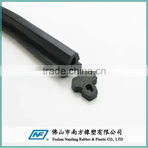 Black Rectangle Epdm Shower Door Rubber Seal thumbnail-1