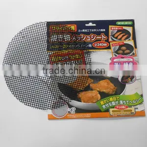 Non Stick Kitchen Aid Fire Retardant Bbq Grill Mat With FDA Certified Made in China thumbnail-2