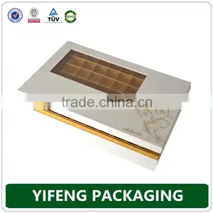 Delicate Color Chocolate Cardboard Box Divided Cardboard Boxes thumbnail-3