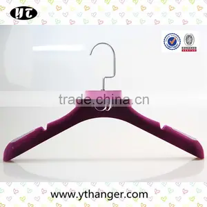 Many Colors Velvet Hanger With Anti-slip Rubber for Clothes thumbnail-5