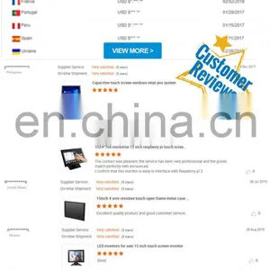 15 Inch Small Vga/ Av/ Bnc Input Lcd Cctv Tft Touchscreen Industrial Monitor Open Frame thumbnail-4