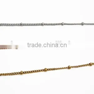 Stainless Steel Silver Gold Chains for Floating Lockets thumbnail-1