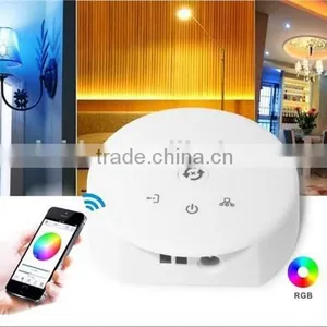 192W/384W High-powered WiFi LED Controller for DC12V/24V Full-color RGB/RGBW LED Strip With Remote Control APP for Android IOS thumbnail-1