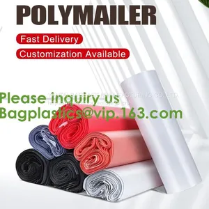 Courier Mail, Mailer, Biodegradable Mailing Holographic Cushion Envelopes Exterior Size Matte Metallic Red Bubble thumbnail-2