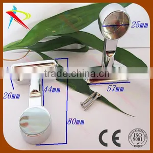 Fashion Chrome Wardrobe/closet Rod Brackets thumbnail-2