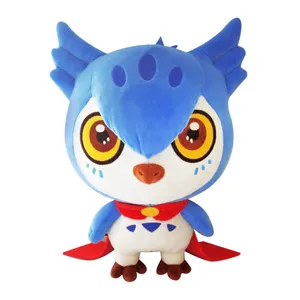 Custom OEM Pillow Stuffing Keychain Cute Stuffed Mascot Customized Plush Soft Toys Stuffed Animal Owl Manufacturers in Dongguan thumbnail-2