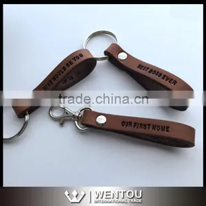 Wholesale Fashion Leather Signature Keychain thumbnail-3