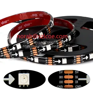 Addressable Smart 5V LC8813 LED Strip Lights Dream Fullcolor Running Changing Color IP65 Waterproof Led Strip thumbnail-1