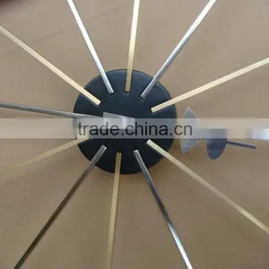 Copper Star Wall Clock thumbnail-3