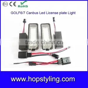 Super Bright Golf 4 Golf 5 Golf 6 Golf 7 Led License Plate Light Led Number Plate Lamp License Plate Light for VW Golf4 Passat thumbnail-1