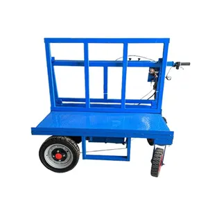 Electric Glass Stone Transport Frame Transport Cart Storage Rack Granite Glass Moving Trolley thumbnail-1