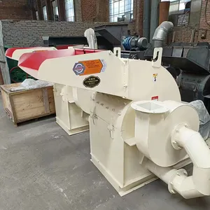 Coconut Shell Crusher Coconut Peat Making Equipment Wood Branch Chipper Wood Crusher With Dust Removal Device thumbnail-3