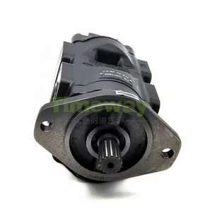 Hydraulic Pump Gear Pump Tandem Pump Double Gear Pump 7029120022 Gear Oil Pump Compatible With JCB Backhoe Loader 1550B 1600B thumbnail-1