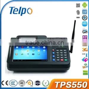 China TPS550 Finger Reader/ Nfc Card Reader/ Barcode Reader 1D/2D Wcdma Android Pos System for Restaurant thumbnail-1