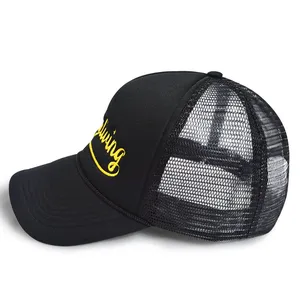 OEM Caps Factory Custom High Quality 5 Panels Trucker Caps Rope Colorful Foam Trucker Hats Embroidery Printed Logo thumbnail-4